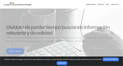 Desktop Screenshot of loquenoseencuentraengoogle.com